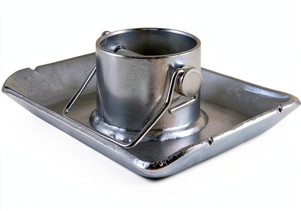 CURT Trailer Jack Foot 28272 Clear Zinc 2000lb Capacity-0