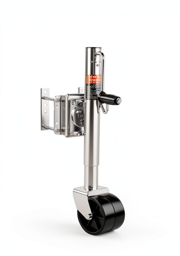 Trailer Jack YOMILINK 2000lb Silver Tongue Jack Model YM TJW 2000-2