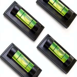 WOYISEPG Magnetic Mini Bubble Level 4‑Pack Acrylic Horizontal-0
