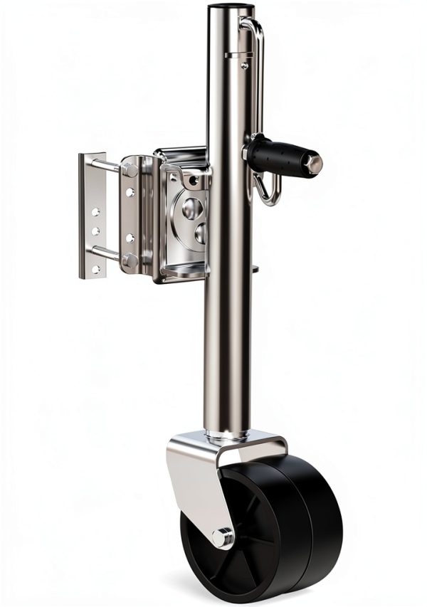 Trailer Jack YOMILINK 2000lb Silver Tongue Jack Model YM TJW 2000-0
