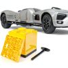 Camco Yellow RV Leveling Blocks 8.5x8.5 Interlocking Kit Model 21022-5