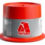 Andersen Hitches Jack Block RV Trailer Jack 8000lb Red Heavy Duty-0