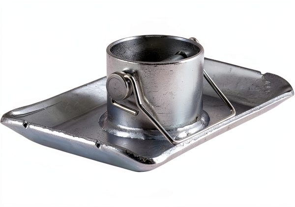 CURT Trailer Jack Foot 28272 Clear Zinc 2000lb Capacity-4