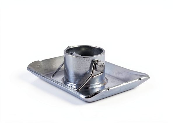 CURT Trailer Jack Foot 28272 Clear Zinc 2000lb Capacity-2