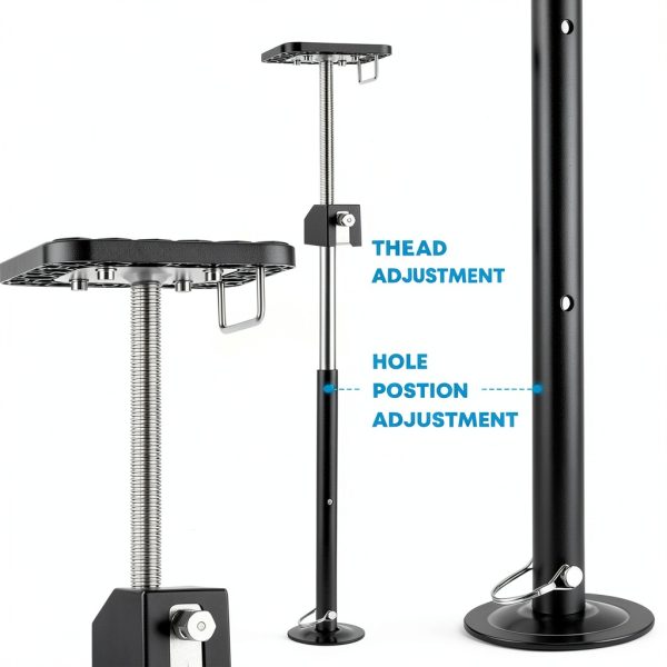 Kohree Universal RV Slide-Out Support Jacks 20-49" Stainless Steel-6