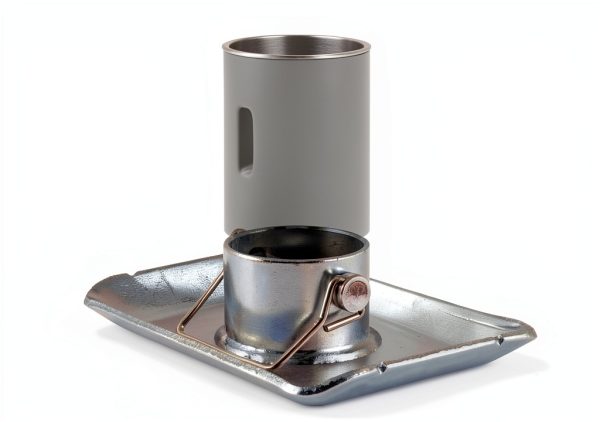CURT Trailer Jack Foot 28272 Clear Zinc 2000lb Capacity-3