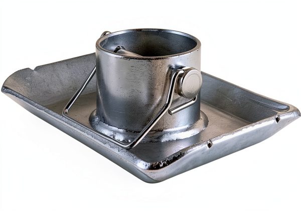 CURT Trailer Jack Foot 28272 Clear Zinc 2000lb Capacity-5
