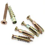 Heavy Duty Concrete Anchors 20 Pack Yolev Gold Hollow Screws 6x32mm-0