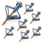 Drywall Anchor Kit 50 Pcs Grey Nylon & Plastic Wall Anchor Set-0