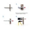 HOME MASTER HARDWARE 40pcs Zinc Plated Steel Hollow Wall Drive Anchor Screws Assortment Kit for Drywall,Molly Bolt Drive Fasteners Kits for Drywalls (1/8inch x 59 mm & 1/8inch x 46 mm)-2