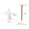 Drywall and Hollow-Wall Anchor Assortment Kit for Drywall，Anchors, Screws, Wall Anchor Hooks, and Hollow-Door Toggle Anchor-3