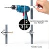 Drywall Anchors Piutouyar 50pcs Butterfly with Screws Grey-6