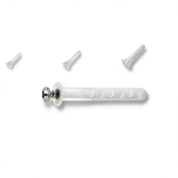 TOGGLER Alligator AF8 Flanged Anchor with Screws, Polypropylene, Made in US, for #8 to #14 Fastener Sizes (Pack of 20)-6
