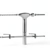 TOGGLER Alligator AF8 Flanged Anchor with Screws, Polypropylene, Made in US, for #8 to #14 Fastener Sizes (Pack of 20)-4
