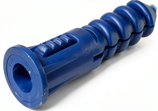 Hillman 370329 Ribbed Plastic Anchor, 8-10-12 X 1-1/4-Inch, Blue, 100 Count (Pack of 1)-0