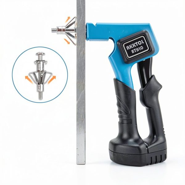 AKKTOL Molly Bolts for Drywall & Plaster Walls (0.12"-1.28"), Easy to Use with Setting Tool, 36 PCS Heavy-Duty Hollow Wall Anchors in 6 Sizes, Holds Up to 65 LBs, Includes Storage Box-2