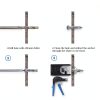 Heavy Duty Molly Bolt Anchor Kit by Glarks 6 Sizes Zinc Plated Steel-4