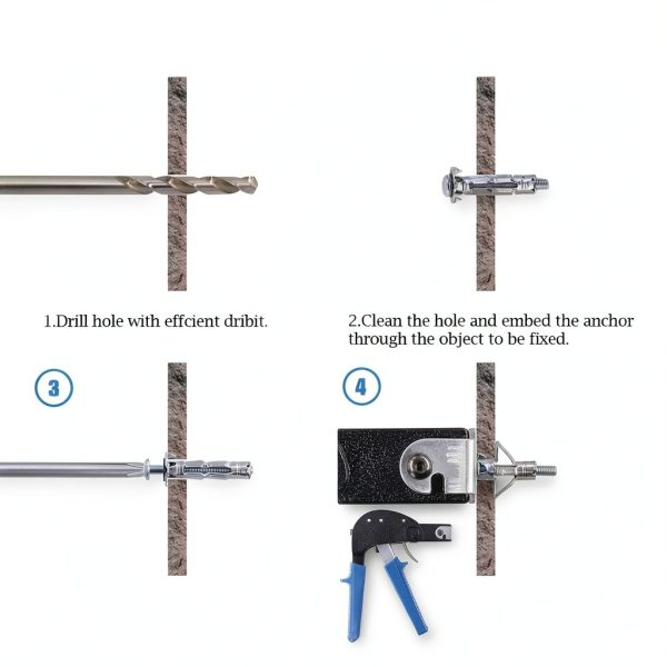 Heavy Duty Molly Bolt Anchor Kit by Glarks 6 Sizes Zinc Plated Steel-4