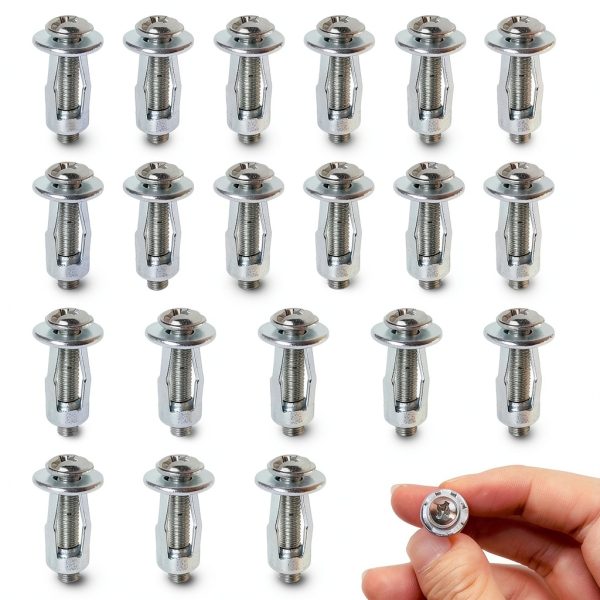 Hollow Wall Anchors 20pcs Heavy Duty M4 x 4/5" by BENLIUDH-0