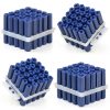 100 Pcs Blue Plastic Anchors for Concrete 5/16" x 1-1/2" #14 Screw or-0