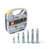 Molly Bolt Zinc Plated Steel Set T K Excellent 68 Piece Anchor Kit-0