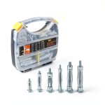 Molly Bolt Zinc Plated Steel Set T K Excellent 68 Piece Anchor Kit-0