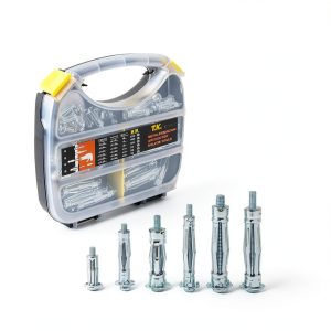 Molly Bolt Zinc Plated Steel Set T K Excellent 68 Piece Anchor Kit-0