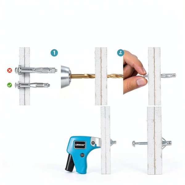 Molly Bolts by LIBRATON Heavy‑Duty Hollow Wall Anchor Kit 30pcs 6-3