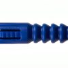 Hillman 370329 Ribbed Plastic Anchor, 8-10-12 X 1-1/4-Inch, Blue, 100 Count (Pack of 1)-1