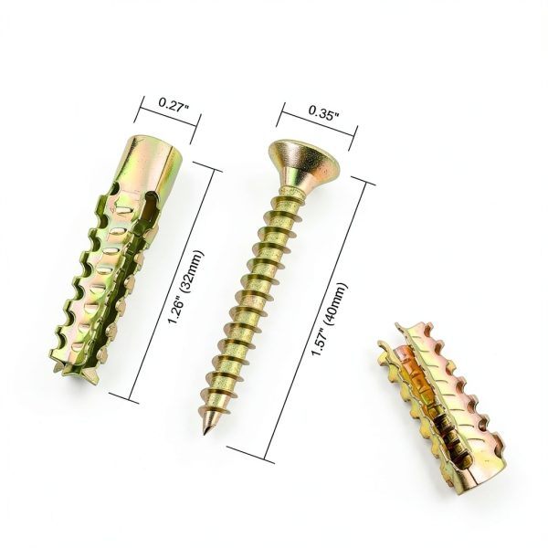 Heavy Duty Hollow Wall Anchors 20 Pack Suprom M6×32 Tree‑Shape Steel-1
