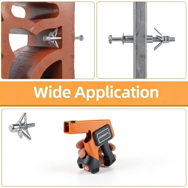 Molly Bolts FOREVTL Hollow Wall Anchors 32pcs 8 Sizes Heavy Duty Set-5