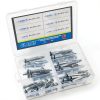 Heavy Duty Molly Bolt Anchor Kit by Glarks 6 Sizes Zinc Plated Steel-3